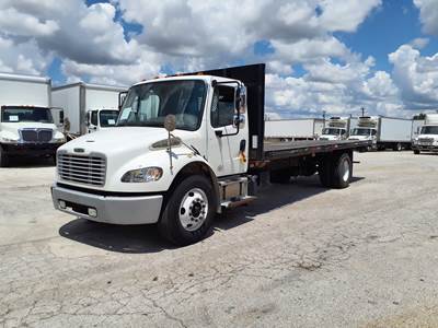 Freightliner M2 106 24 ft Flatbed Truck - 240HP, 5 Speed Automatic