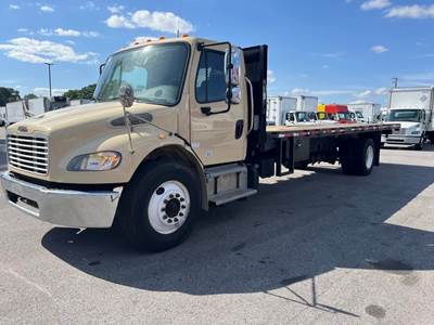 Freightliner M2 106 26 ft Flatbed Truck - 9 Speed Automatic