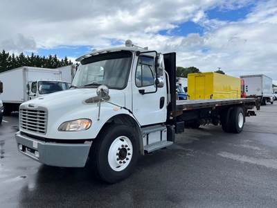 Freightliner M2 106 24 ft Flatbed Truck - 240HP, 5 Speed Automatic, Liftgate