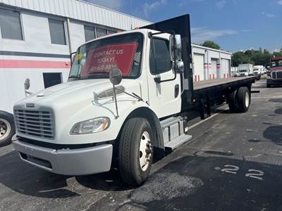 Freightliner M2 106 26 ft Flatbed Truck - 240HP, 9 Speed Automatic