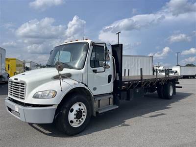 Freightliner M2 106 24 ft Flatbed Truck - 280HP, 6 Speed Automatic