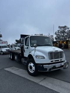 Freightliner M2 106 Tandem Axle 24 ft Flatbed Truck - 350HP, 6 Speed Automatic