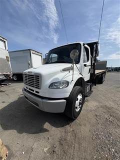 Freightliner M2 106 Tandem Axle 24 ft Flatbed Truck - 350HP, 10 Speed Manual