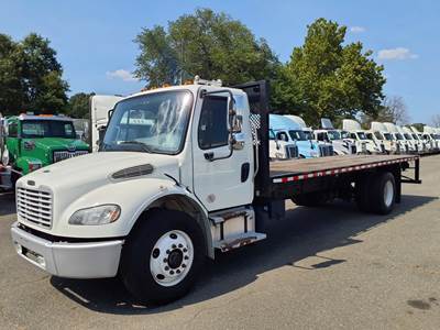 Freightliner M2 106 24 ft Flatbed Truck - 240HP, 6 Speed Automatic