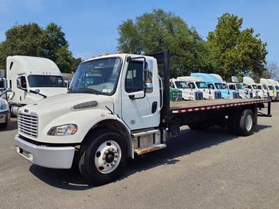 Freightliner M2 106 24 ft Flatbed Truck - 240HP, 6 Speed Automatic