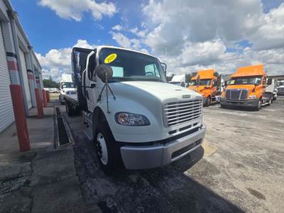 Freightliner M2 106 Tandem Axle 24 ft Flatbed Truck - 270HP, 6 Speed Automatic