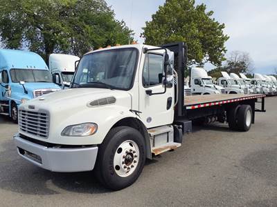 Freightliner M2 106 24 ft Flatbed Truck - 240HP, 6 Speed Automatic