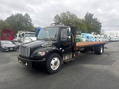 Freightliner M2 106 24 ft Flatbed Truck - 280HP, 6 Speed Automatic