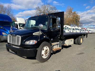 Freightliner M2 106 24 ft Flatbed Truck - 240HP, 6 Speed Automatic, Liftgate