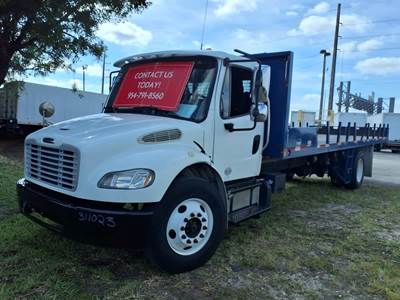 Freightliner M2 106 24 ft Flatbed Truck - 240HP, 6 Speed Automatic