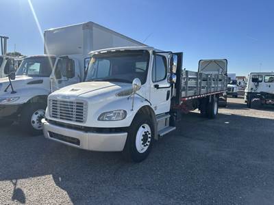 Freightliner M2 106 24 ft Flatbed Truck - 240HP, 6 Speed Automatic