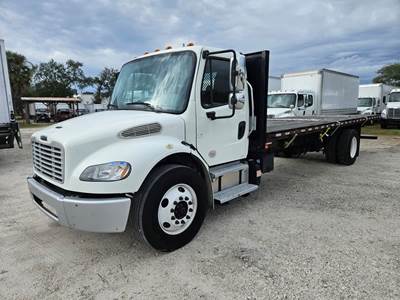 Freightliner M2 106 24 ft Flatbed Truck - 240HP, 6 Speed Automatic