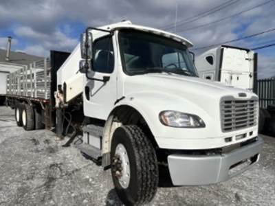 Freightliner M2 106 Tandem Axle 26 ft Flatbed Truck - 350HP, 6 Speed Automatic