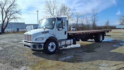 Freightliner M2 106 25 ft Flatbed Truck - 240HP, 9 Speed Automatic