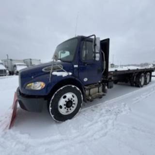 Freightliner M2 106 Tandem Axle 26 ft Flatbed Truck - 300HP, 6 Speed Automatic