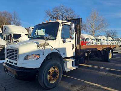 Freightliner M2 106 26 ft Flatbed Truck - 300HP, 6 Speed Automatic