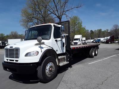 Freightliner M2 106 Tandem Axle 26 ft Flatbed Truck - 300HP, 6 Speed Automatic