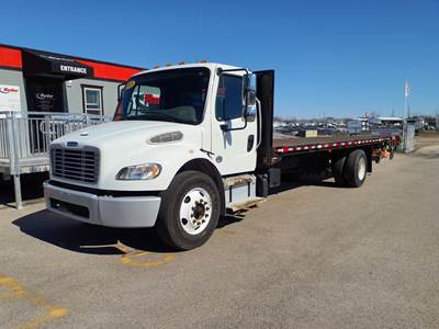 Freightliner M2 106 24 ft Flatbed Truck - 240HP, 9 Speed Automatic, Liftgate