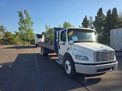 Freightliner M2 106 24 ft Flatbed Truck - 240HP, 6 Speed Manual