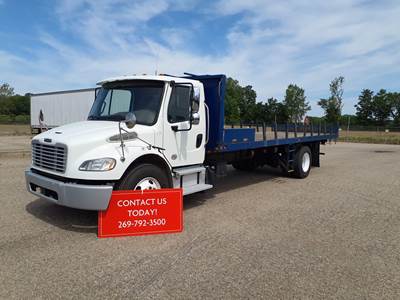 Freightliner M2 106 26 ft Flatbed Truck - 240HP, 6 Speed Automatic
