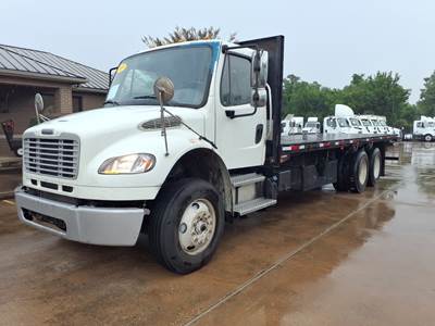 Freightliner M2 106 Tandem Axle 26 ft Flatbed Truck - 330HP, 6 Speed Automatic