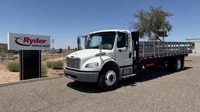 Freightliner M2 106 24 ft Flatbed Truck - 240HP, 6 Speed Automatic