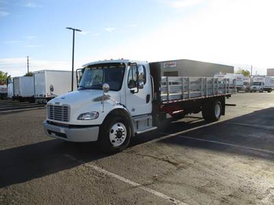 Freightliner M2 106 24 ft Flatbed Truck - 240HP, 6 Speed Automatic