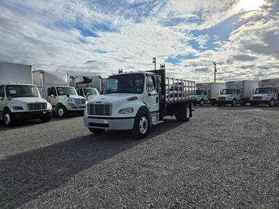 Freightliner M2 106 16 ft Flatbed Truck - 240HP, 6 Speed Automatic, Liftgate