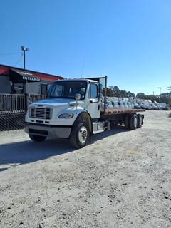Freightliner M2 106 Tandem Axle 24 ft Flatbed Truck - 350HP, 6 Speed Automatic