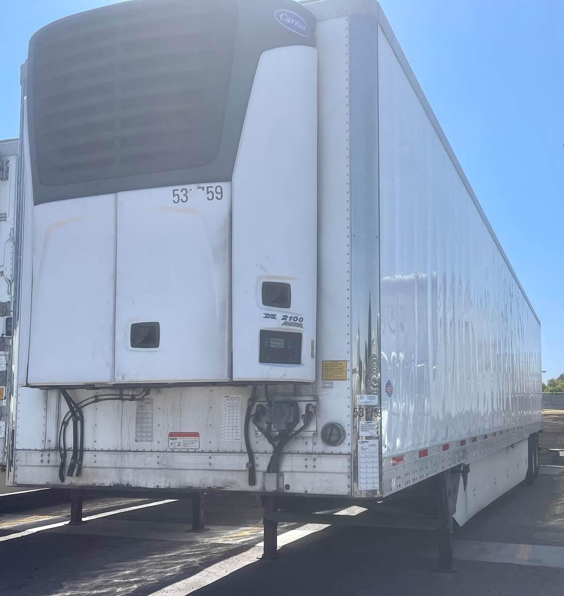 2014 UTILITY 53 ft Reefer Trailer Roll up Door, Carrier For Sale