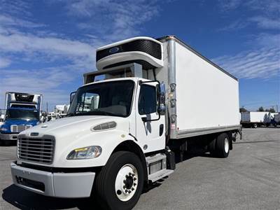 Freightliner M2 24 ft Refrigerated Truck - 100HP, 9 Speed Automatic, Liftgate