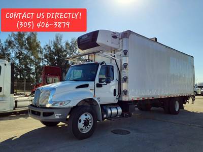 International MV607 26 ft Refrigerated Truck - 240HP, 6 Speed Automatic, Liftgate