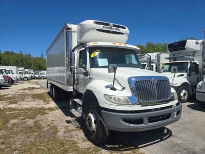 International MV607 24 ft Refrigerated Truck - 330HP, 6 Speed Automatic