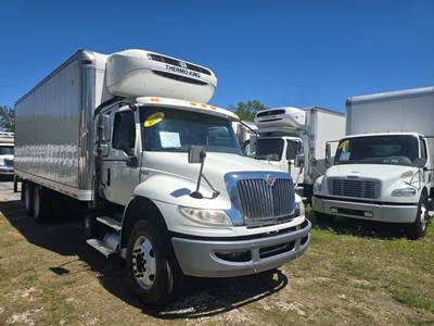 International MV607 24 ft Refrigerated Truck - 330HP, 6 Speed Automatic