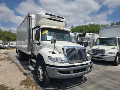International MV607 24 ft Refrigerated Truck - 330HP, 6 Speed Automatic