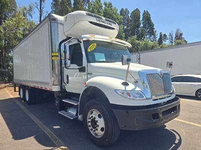 International MV607 24 ft Refrigerated Truck - 330HP, 6 Speed Automatic