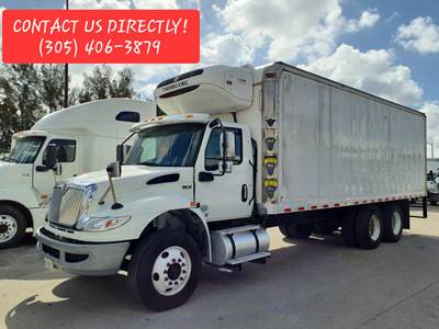 International MV607 24 ft Refrigerated Truck - 330HP, 6 Speed Automatic
