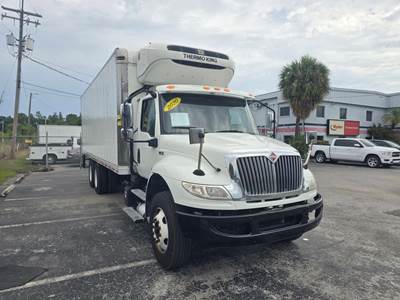 International MV607 24 ft Refrigerated Truck - 330HP, 6 Speed Automatic