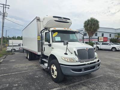 International MV607 24 ft Refrigerated Truck - 330HP, 6 Speed Automatic