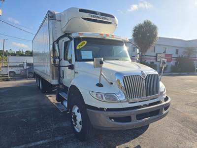 International MV607 24 ft Refrigerated Truck - 330HP, 6 Speed Automatic