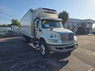 International MV607 24 ft Refrigerated Truck - 330HP, 6 Speed Automatic