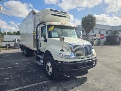 International MV607 24 ft Refrigerated Truck - 330HP, 6 Speed Automatic