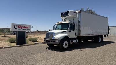 International MV607 24 ft Refrigerated Truck - 240HP, 6 Speed Automatic, Liftgate