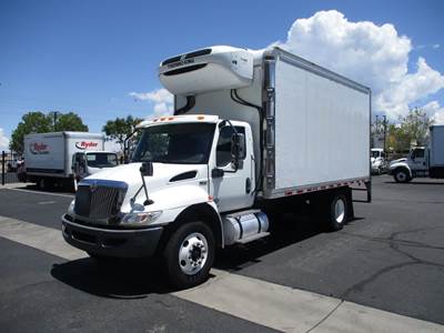 International MV607 18 ft Refrigerated Truck - 325HP, 6 Speed Automatic