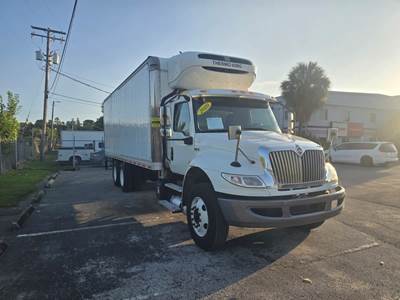 International MV607 24 ft Refrigerated Truck - 330HP, 6 Speed Automatic