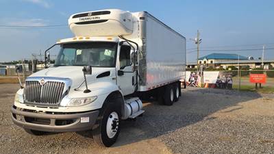 International MV607 24 ft Refrigerated Truck - 330HP, 6 Speed Automatic