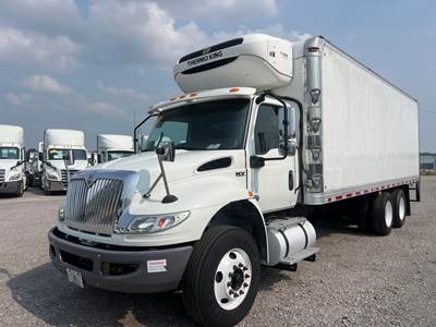 International MV607 24 ft Refrigerated Truck - 330HP, 6 Speed Automatic