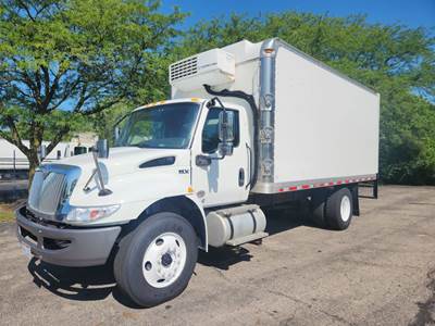 International MV607 18 ft Refrigerated Truck - 325HP, 6 Speed Automatic