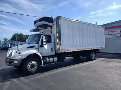 International MV607 24 ft Refrigerated Truck - 240HP, 6 Speed Automatic