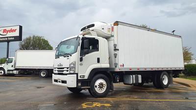 Isuzu FTR 22 ft Refrigerated Truck - 215HP, 6 Speed Automatic, Liftgate